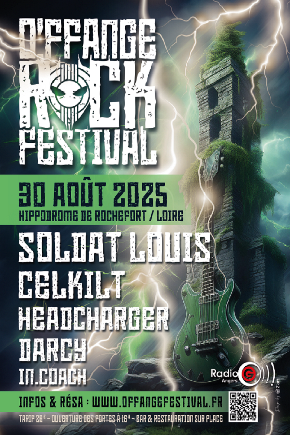 Affiche tgm1 o ffange rock festival 2025